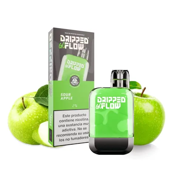 DRIPPED GOFLOW DISPOSABLE SOUR APPLE 20MG DRIPPED GOFLOW DISPOSABLE SOUR APPLE 20MG