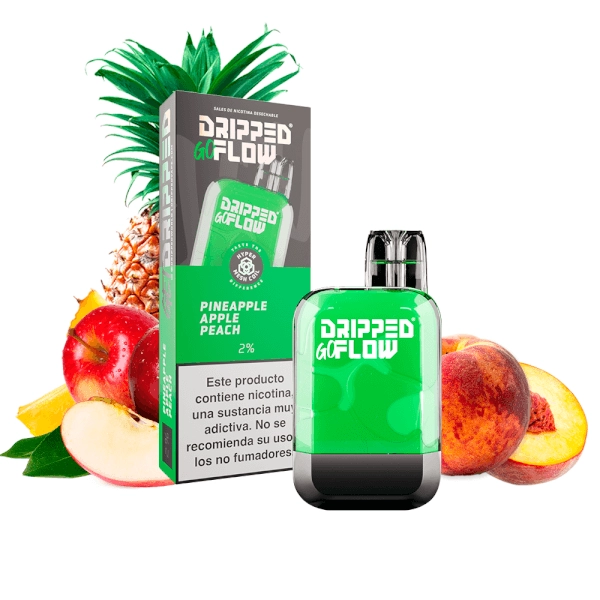 dripped-goflow-disposable-pineapple-apple-peach-20mg DRIPPED GOFLOW DISPOSABLE PINEAPPLE APPLE PEACH 20MG